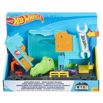 Hot Wheels City - Crocodile Attack in the Workshop