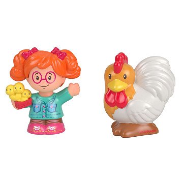 Fisher Price Little People Figures - Sophie and Rooster