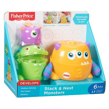 Fisher Price Stack & Nest Monsters