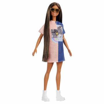 Barbie Fashionistas Pop - 2 Tone Graphic Dress
