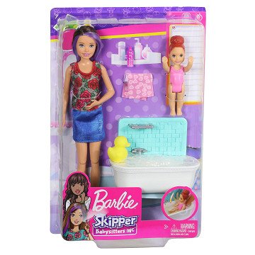 Barbie Skipper Babysitters - Badtijd