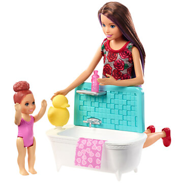 Barbie Skipper Babysitters - Badtijd