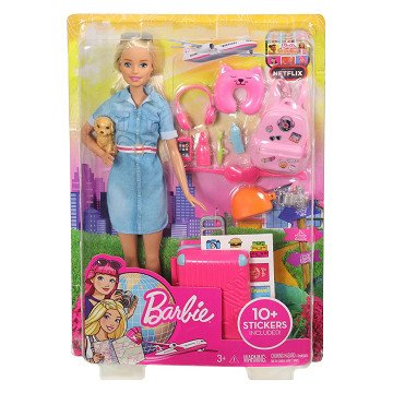 Barbie -Puppe „Auf Reisen“