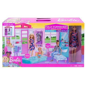 Barbie House with Doll