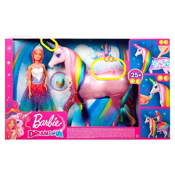 Barbie Dreamtopia Einhorn mit Puppe