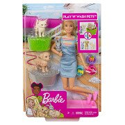 Barbie Mattel DVX53 Meubels badkamer en pop, aankleedpop accessoires