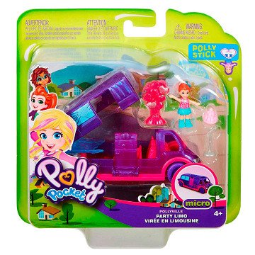 Polly Pocket Pollyville Vehicles - Limousine