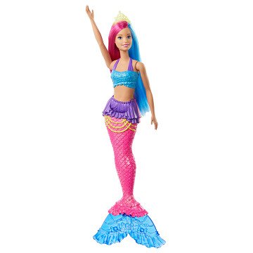 Barbie Dreamtopia Meerjungfrau mit rosa und blauen Haaren