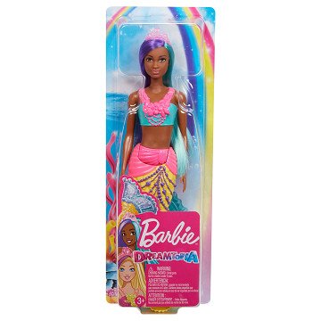 Barbie Dreamtopia Mermaid with teal and purple hair