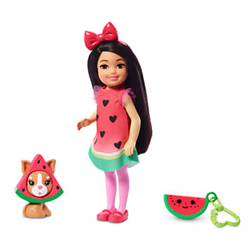 Barbie Club Chelsea Verkleedpop Watermeloen