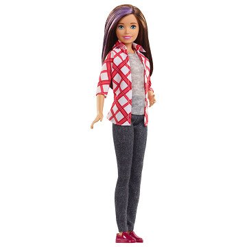 Barbie Dreamhouse Adventures Skipper in Geruite Blouse