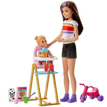 Barbie Skipper Babysitter Etenstijd Speelset