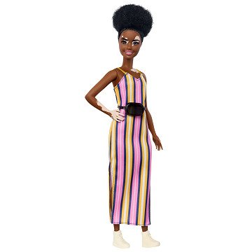 Barbie Fashionistas pop - Gestreepte jurk