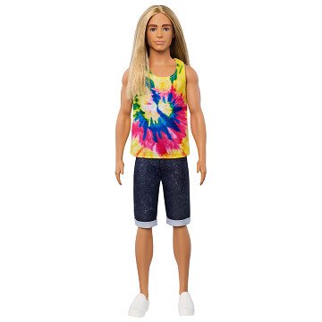 Barbie Ken Fashionistas Doll in Tie and Dye Shirt