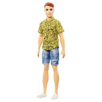 Barbie Ken Fashonistas Pop - Geel Shirt