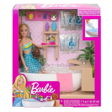 Barbie Wellness Bubble Bath and Doll