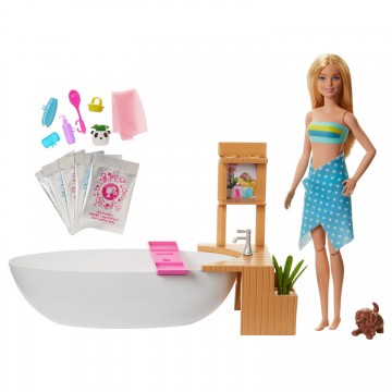 Barbie Wellness Bubbelbad en pop