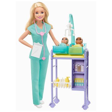 Barbie Kinderarts Poppen en Speelset