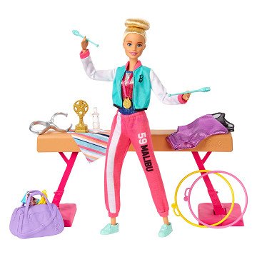 Barbie Gymnastics Doll and Playset