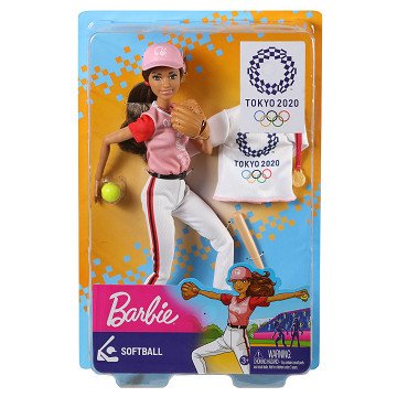 Barbie Olympic Games Doll - Softball/Baseball