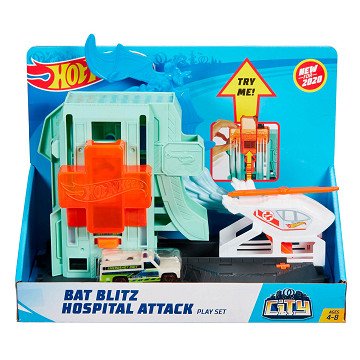 Hot Wheels City - Bats Hospital Attack Playset