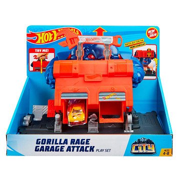 Hot Wheels City - Raging Gorilla Garage Attack Playset