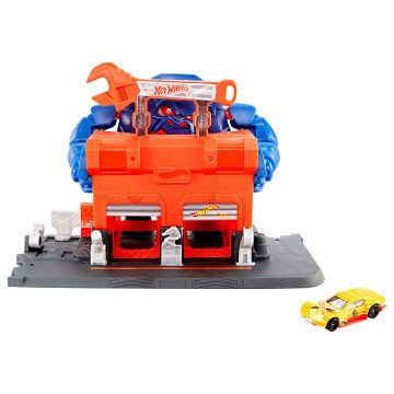 Hot Wheels City - Rampaging Gorilla Garage Attack Playset