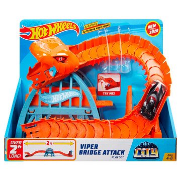 Hot Wheels City - Snake Bridge Attack Playset