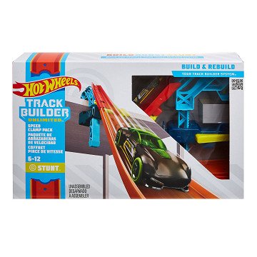 Hot Wheels Track Builder - Snelle afdalingset