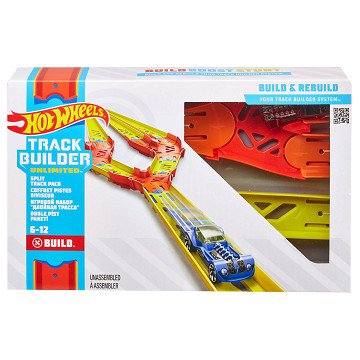 Hot Wheels Track Builder - Separating roads set