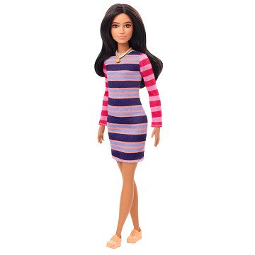 Barbie Fashionistas Doll - Long Sleeve Striped Dress