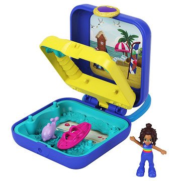 Polly Pocket Compact Play Case Tropical Beach