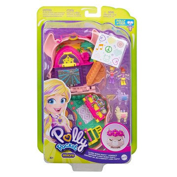 Polly Pocket Compact Play Case Llama Music Festival