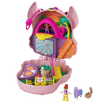 Polly Pocket Compacte Speelkoffer Lama Muziekfestival