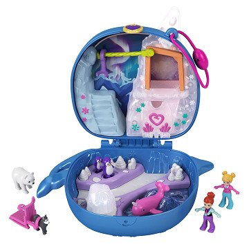 Polly Pocket Compact Play Case North Pole Fun
