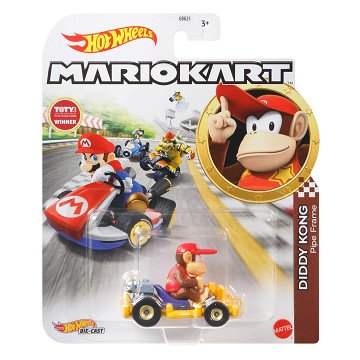 Hot Wheels Mario Kart Vehicle - Diddy Kong