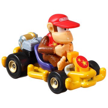 Hot Wheels Mario Kart Voertuig - Diddy Kong