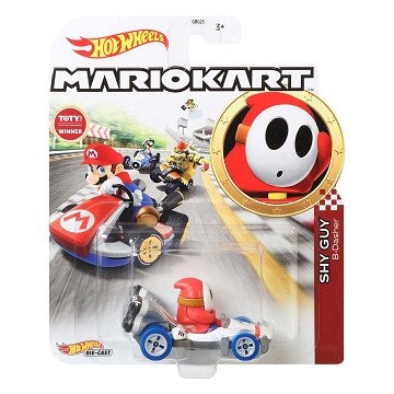 Hot Wheels Mario Kart Vehicle - Shy Guy