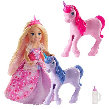 Barbie Dreamtopia Chelsea Prinses & Baby Eenhoorn Cadeauset