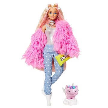 Barbie Extra Doll - Fluffy Pink Jacket