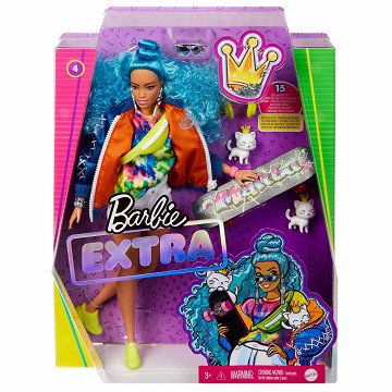 Barbie Extra Doll - Blue Afro Hair