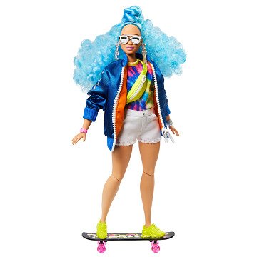 Barbie Extra Doll - Blue Afro Hair