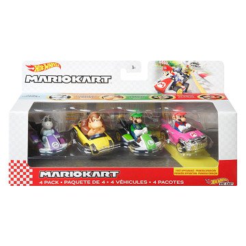 Hot Wheels Mario Kart Die-cast Auto - Set 1