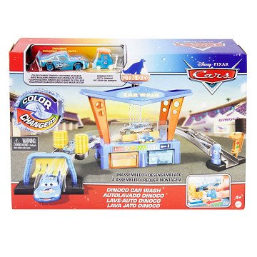 Cars Color Change Dinoco Car Wash Playset