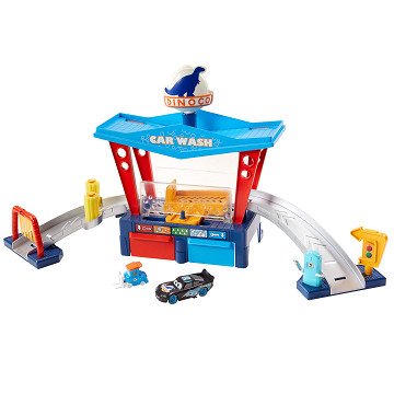 Cars Farbwechsel-Dinoco-Autowasch-Spielset
