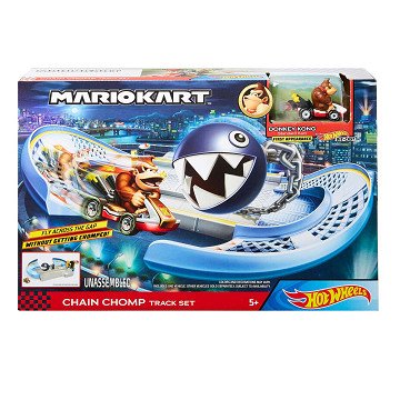 Hot Wheels Mario Kart Chain Chomp Race Track