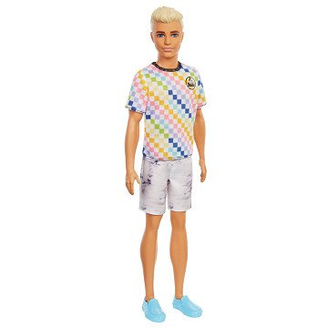 Barbie Ken Fashionista Pop - geblokt shirtje & korte broek