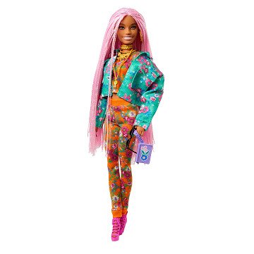 Barbie Extra Puppe – Rosa Zöpfe