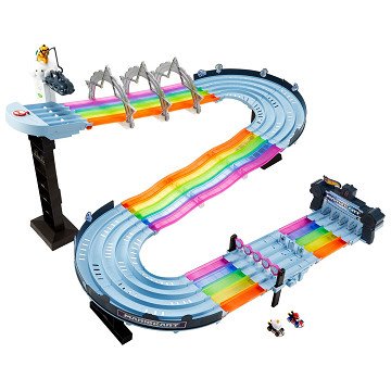 Hot Wheels Mario Kart Rainbow Race Set Playset
