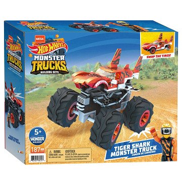 Hot Wheels Mega Building Sets - Monster Tiger Shark, 187dlg.